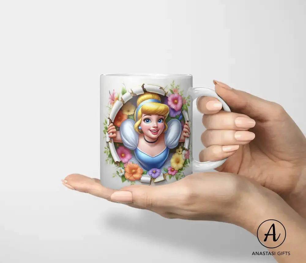 Cinderella - Ceramic Mug-Anastasi Gifts