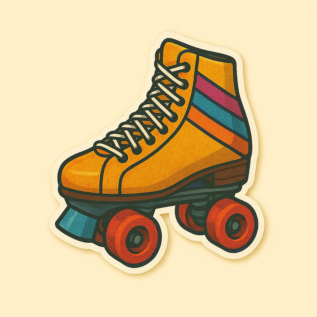 1980s Iconic Stickers Rewind to the 80s - Cassette Tape Walkman Roller Skates VHS Arcade Boombox-Anastasi Gifts