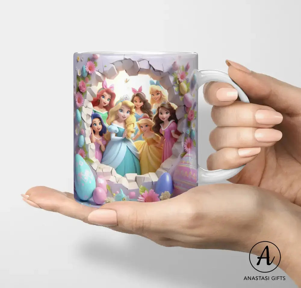 Disney Princesses Easter Mugs-Anastasi Gifts