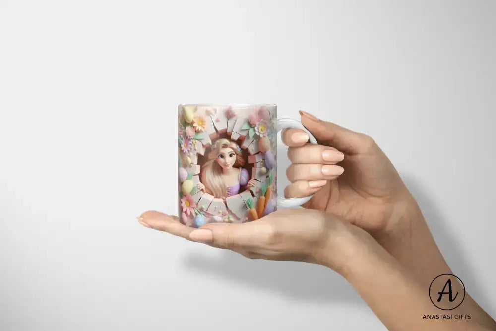 Rapunzel / Tangled Easter Disney Mug-Anastasi Gifts