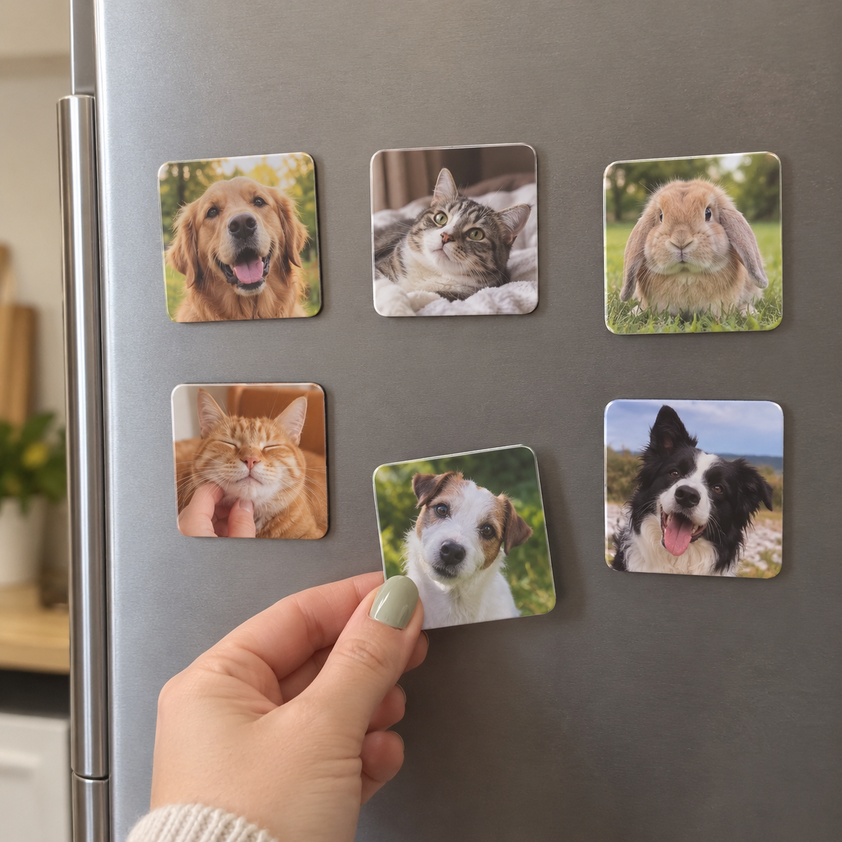 Personalised Pet Photo Magnets