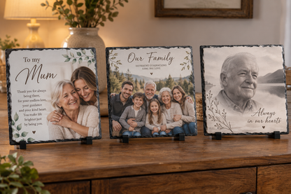 Personalised Sentimental Photo & Message Slate