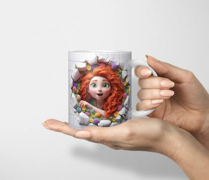 Merida (Brave) - Ceramic Mugs - Vibrant 3D Printed-Anastasi Gifts