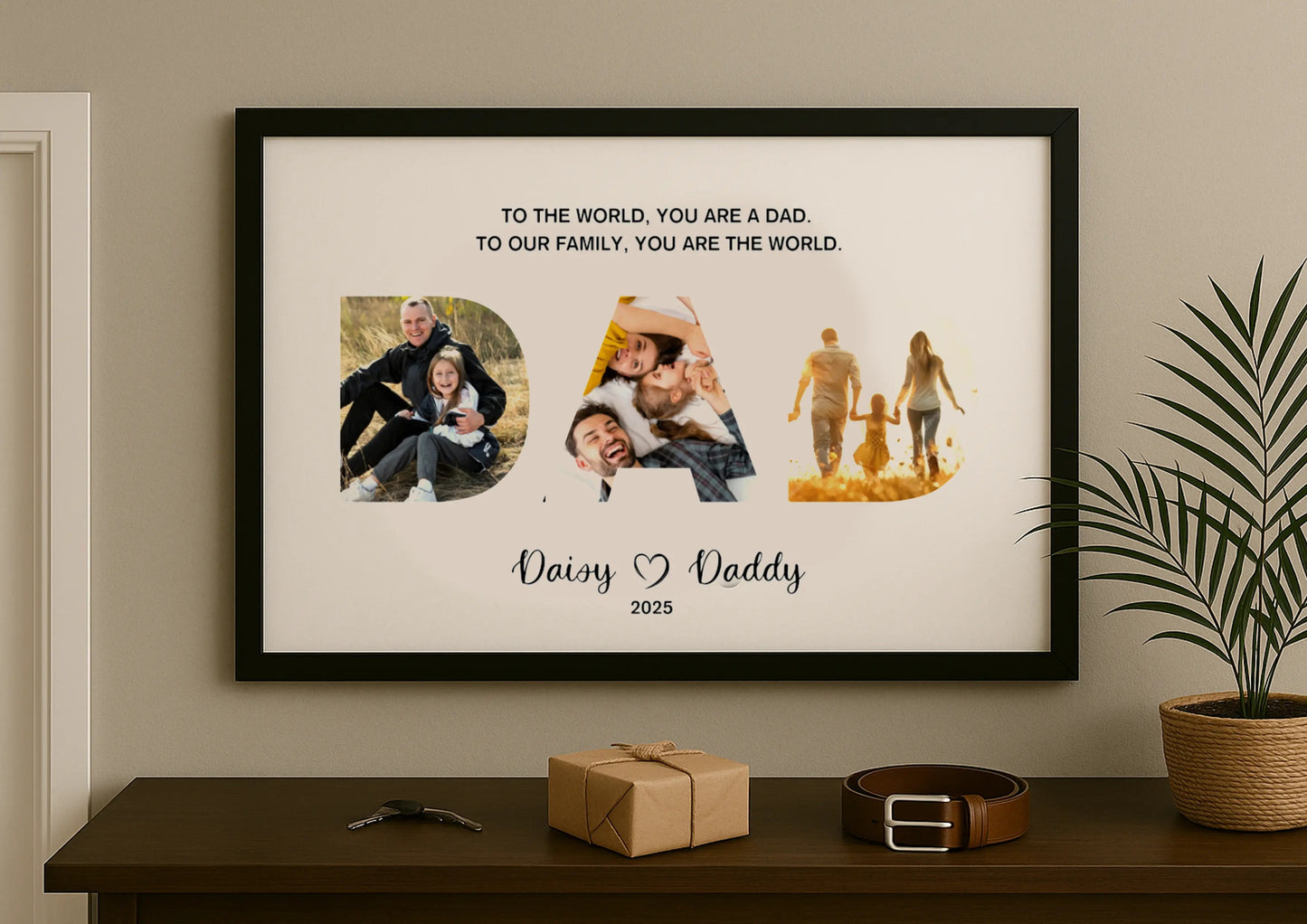 DAD or PAPA Framed Photo Print-Anastasi Gifts