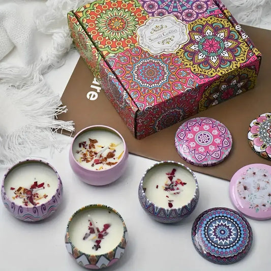 Scented Candle Gift Set - 4pcs-Anastasi Gifts