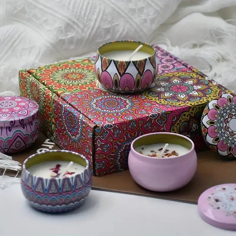 Scented Candle Gift Set - 4pcs-Anastasi Gifts