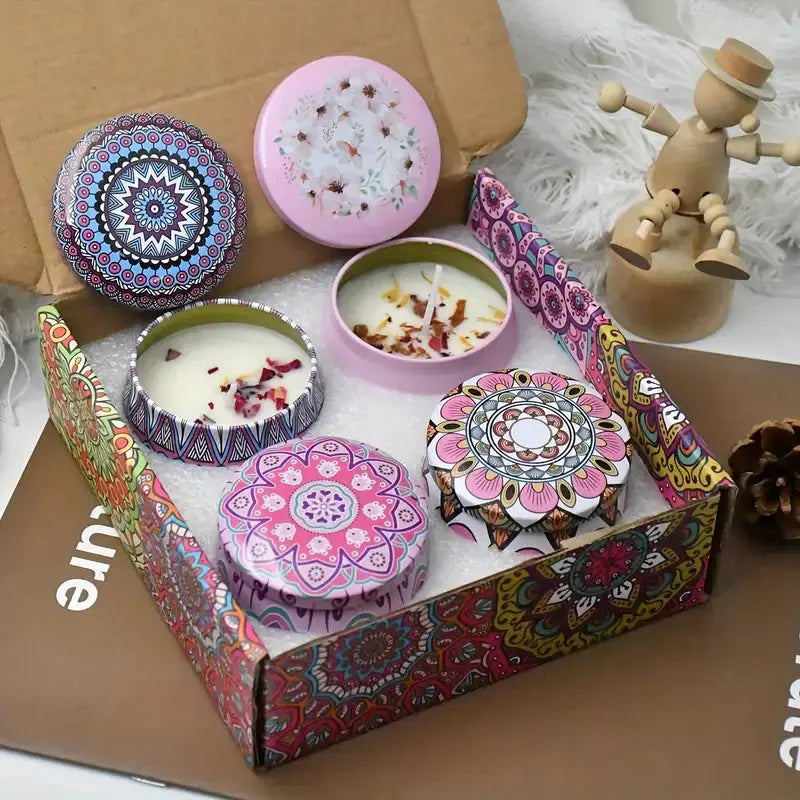 Scented Candle Gift Set - 4pcs-Anastasi Gifts