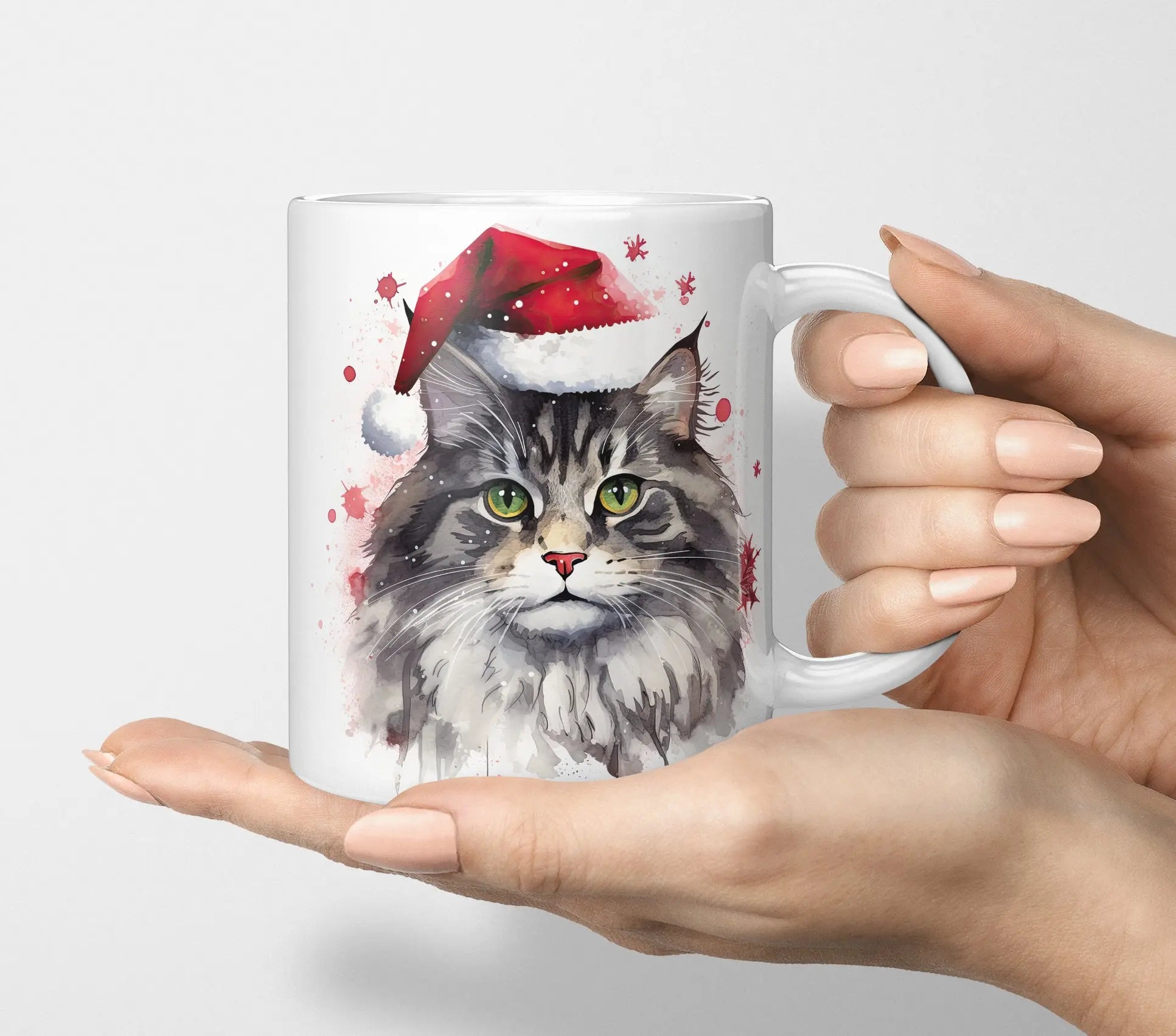 Christmas Cat Mugs - Various Breeds-Anastasi Gifts