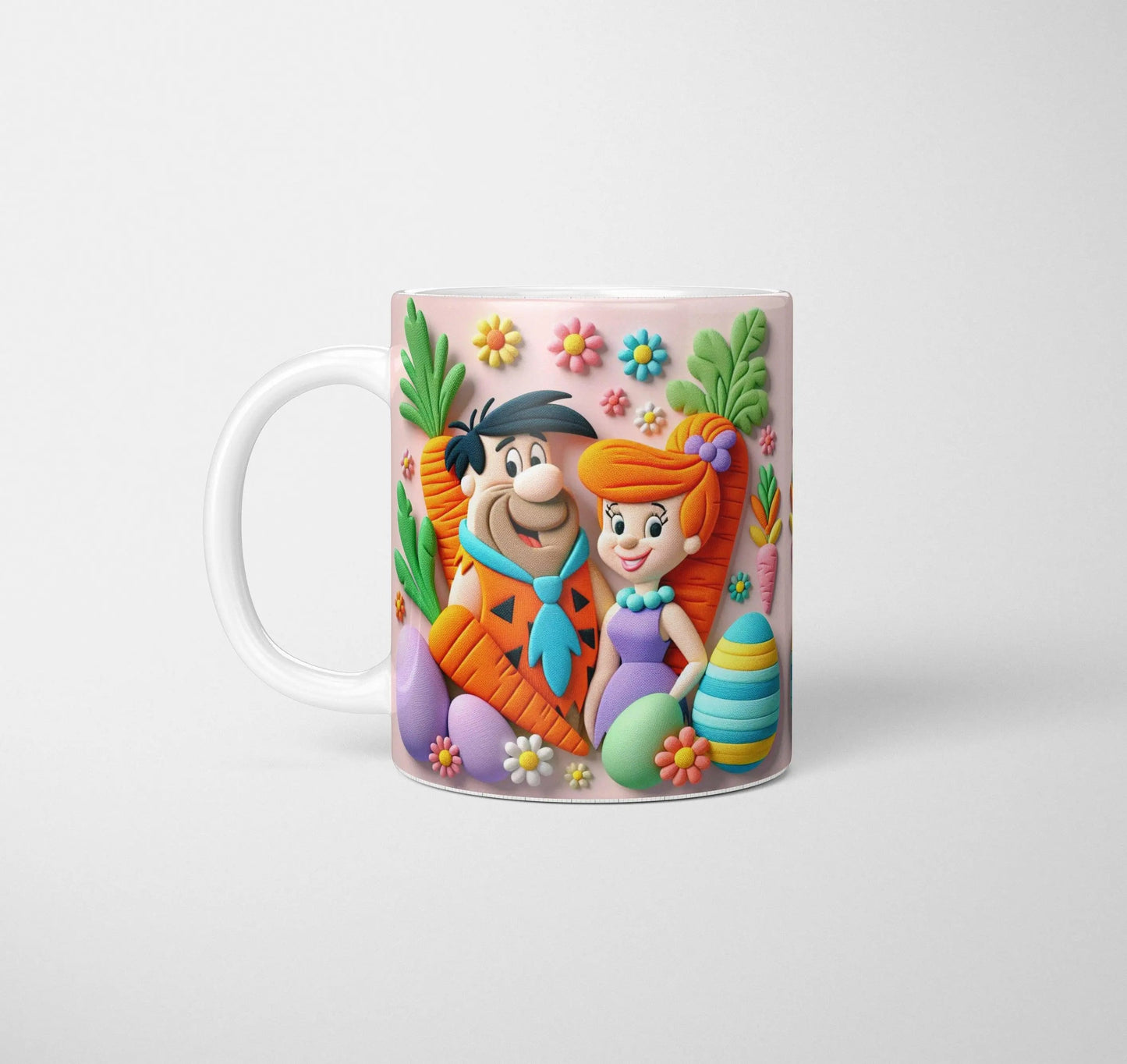 Fred and Wilma Flintstones - Easter Mug-Anastasi Gifts