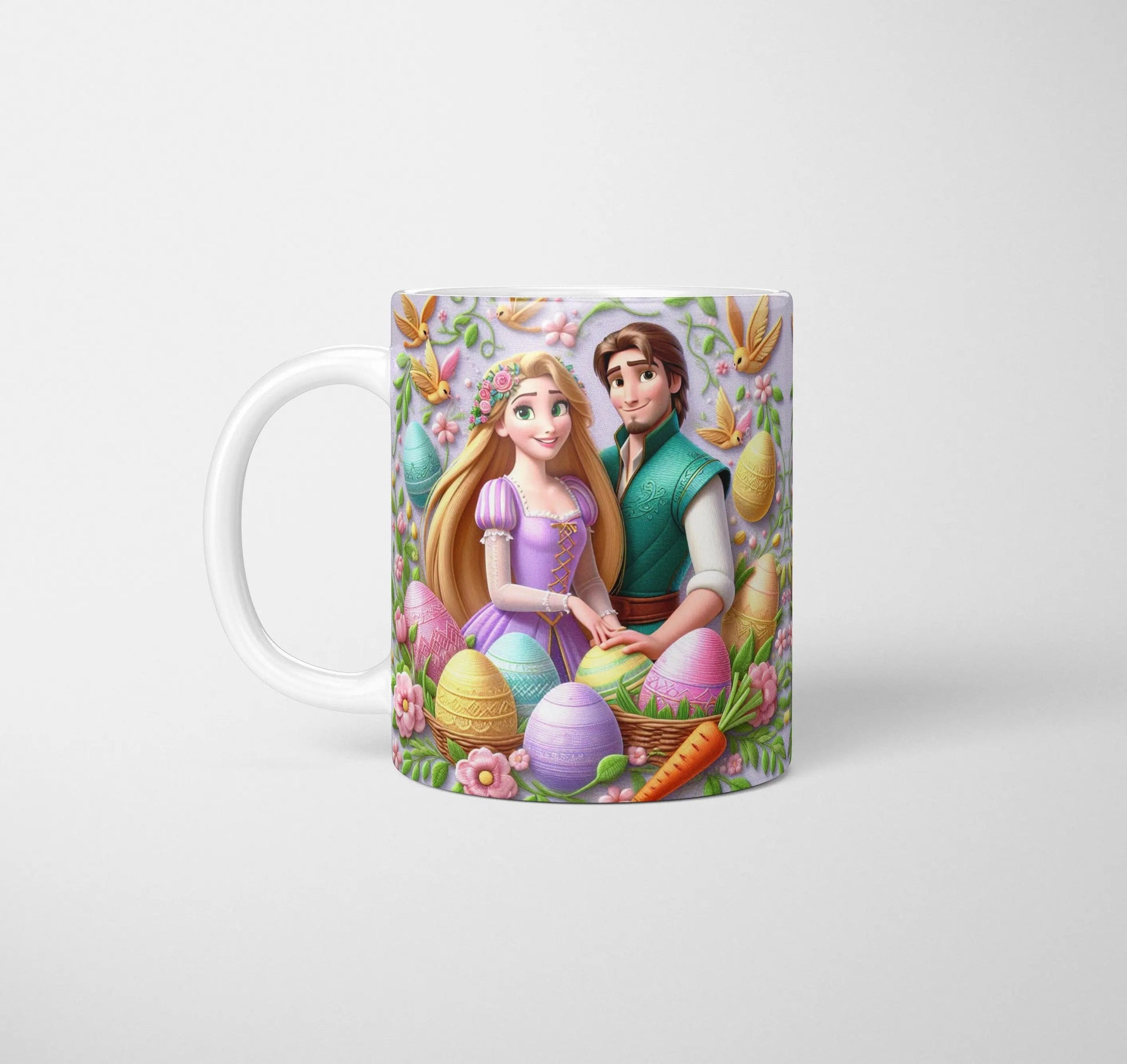 Rapunzel and Flynn - Easter Mug-Anastasi Gifts