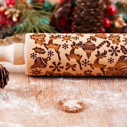 Holiday Baking Rolling Pin-Anastasi Gifts