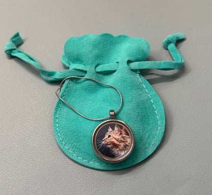 Personalized Pet Keepsake Pendant – Photo & Hair/Ash Capsule-Anastasi Gifts