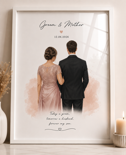 Personalised Wedding Keepsake Print