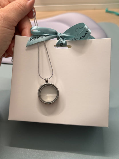 Personalized Pet Keepsake Pendant – Photo & Hair/Ash Capsule-Anastasi Gifts