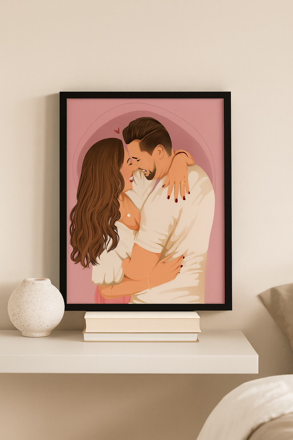Personalised Wedding Celebration Illustrations-Anastasi Gifts