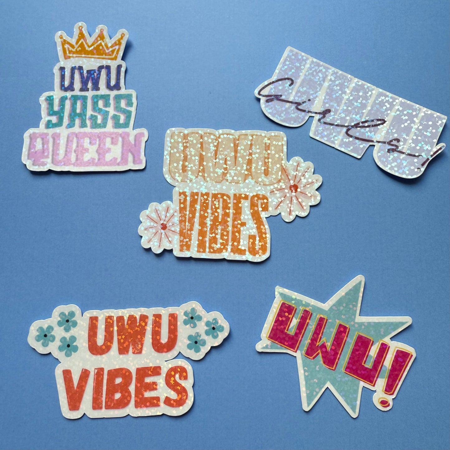 Holographic Waterproof Sticker Bundles-Anastasi Gifts