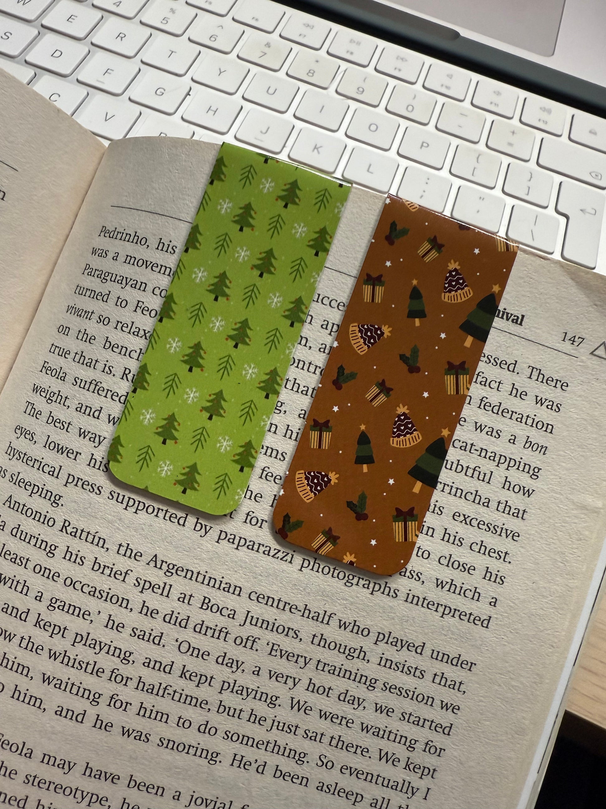 Set of 2 Magnetic Bookmarks Page Markers for Books & Planners-Anastasi Gifts
