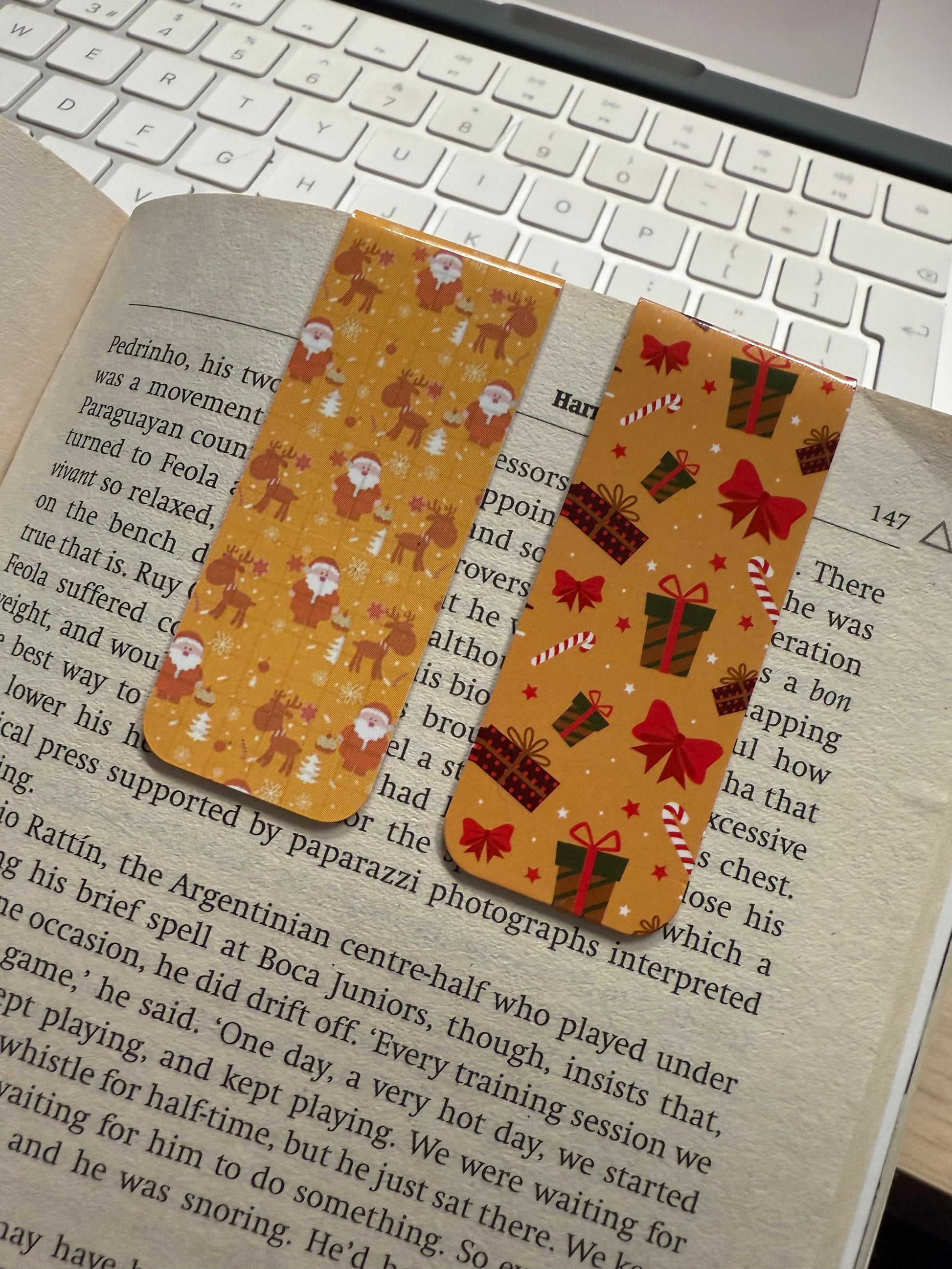Set of 2 Magnetic Bookmarks Page Markers for Books & Planners-Anastasi Gifts
