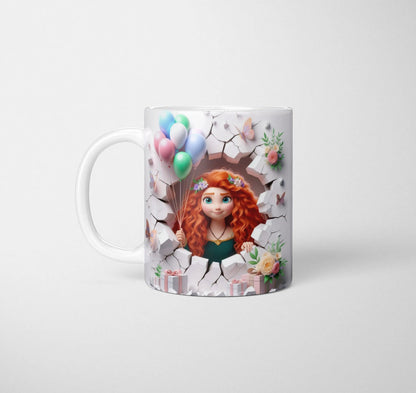 Merida - Birthday Themed Mug-Anastasi Gifts
