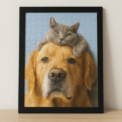 Custom Pet Photo Puzzle-Anastasi Gifts