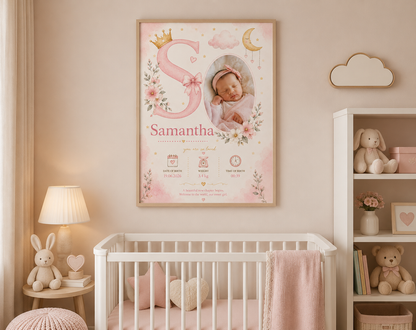 New Baby Arrival - Framed