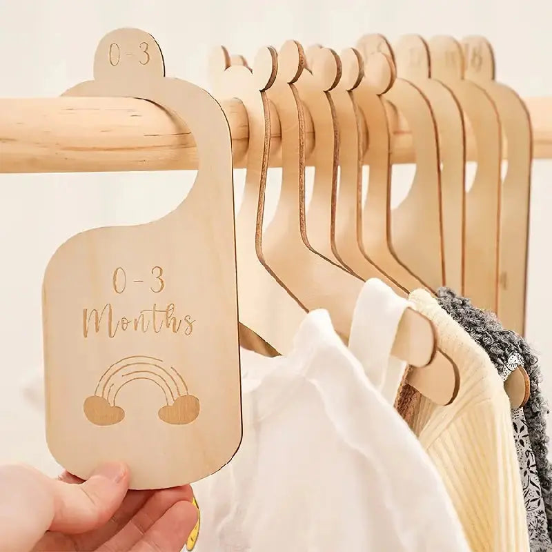 7-piece baby wardrobe dividers-Anastasi Gifts
