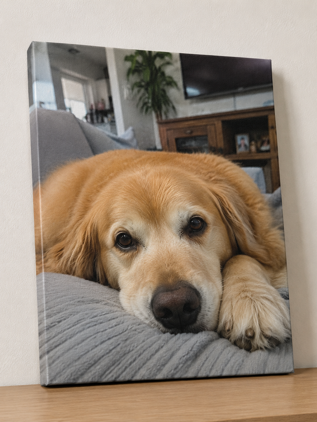 Pet Photo Canvas Print – 30x40cm