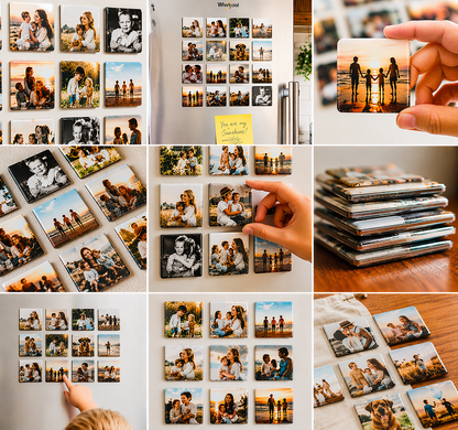 Personalised Photo Magnets Malta – 5x5cm Custom Fridge Magnets