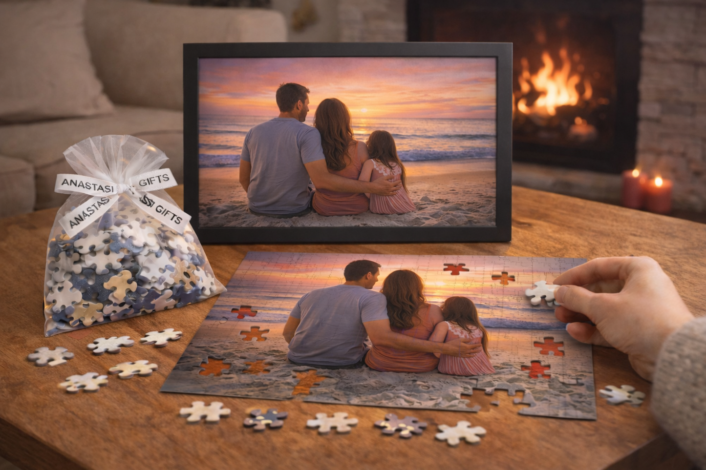Custom Pet Photo Puzzle-Anastasi Gifts