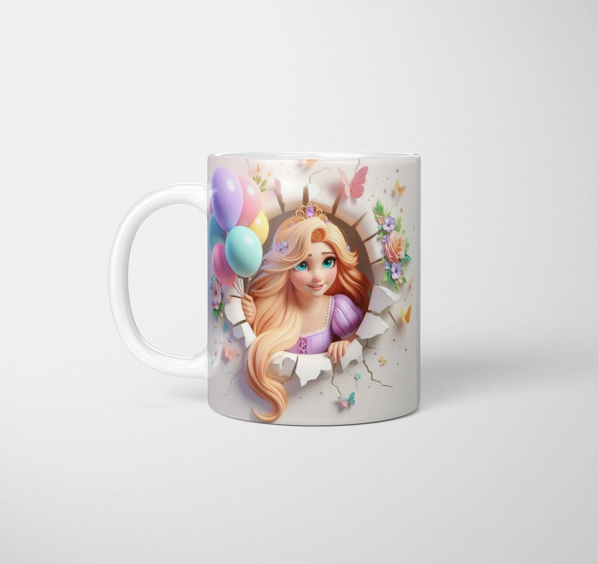 Rapunzel - Birthday Themed Mug-Anastasi Gifts