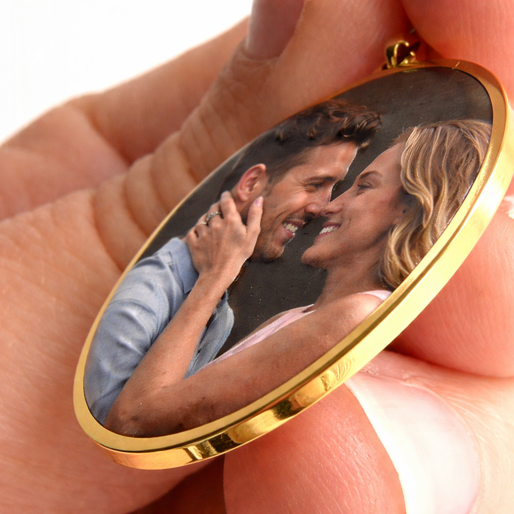 3D Photo Pendant Necklace-Anastasi Gifts