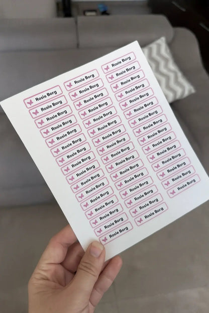 Personalised Name Stickers for School – Stationery & Book Labels | Back to School Malta
