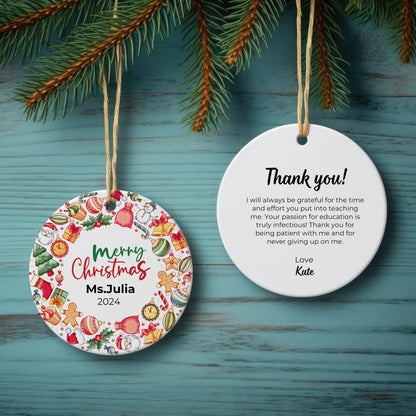 Personalized Christmas Gifts for Teachers-Anastasi Gifts