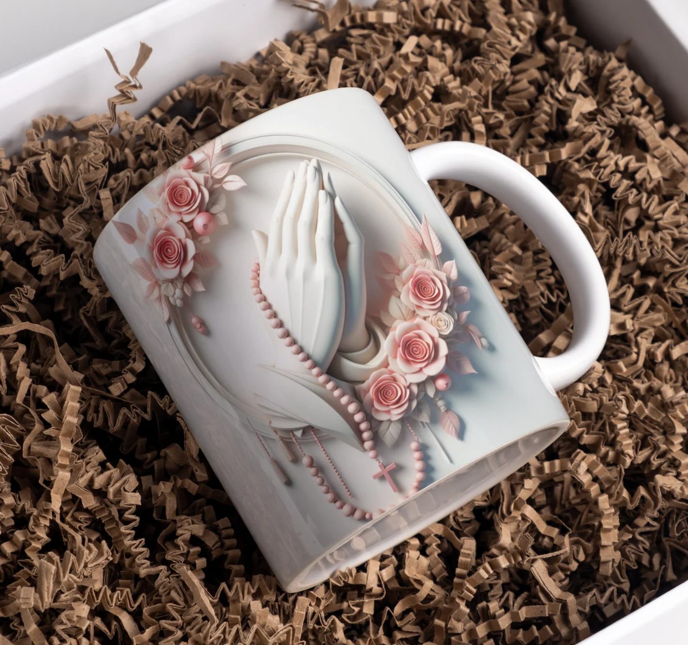 Ceramic Mug - Praying-Anastasi Gifts