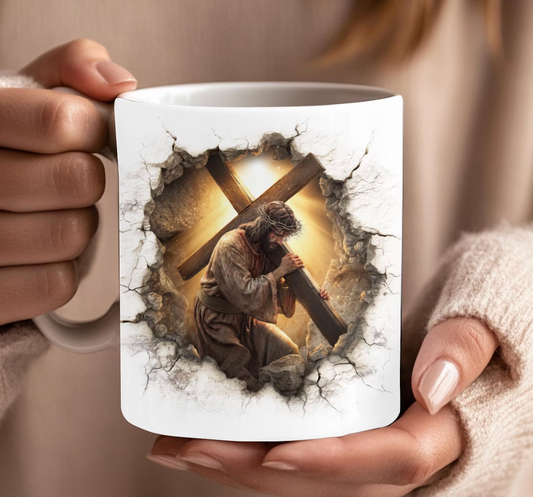 Ceramic Mug - Crucifixion Scene-Anastasi Gifts