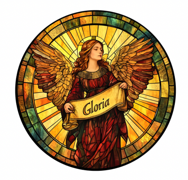 Stained GlassStyle Nativity Ceramic Ornaments-Anastasi Gifts