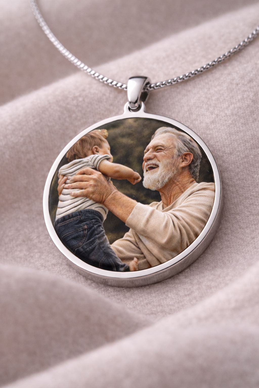 3D Photo Pendant Necklace-Anastasi Gifts