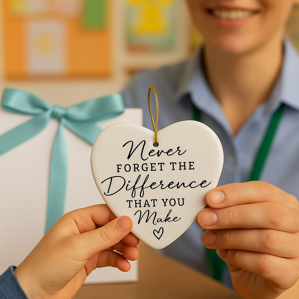 Personalised Appreciation Ornament Never Forget the Difference That You Make-Anastasi Gifts