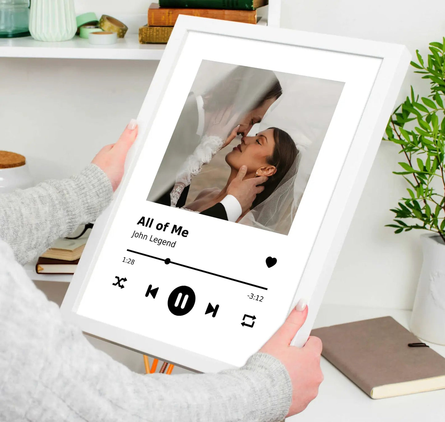 Personalized Spotify Album Cover with Frame-Anastasi Gifts