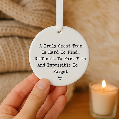 Work Colleague Leaving Gift | Farewell, Retirement, or Thank You Heart Ornament-Anastasi Gifts