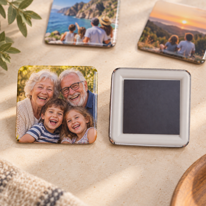 Personalised Favourite Memories Photo Magnet Set