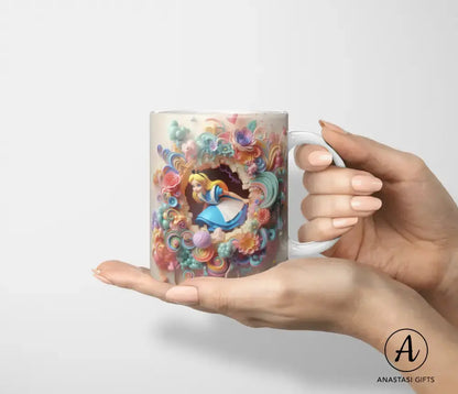 Alice in Wonderland Ceramic Mug-Anastasi Gifts