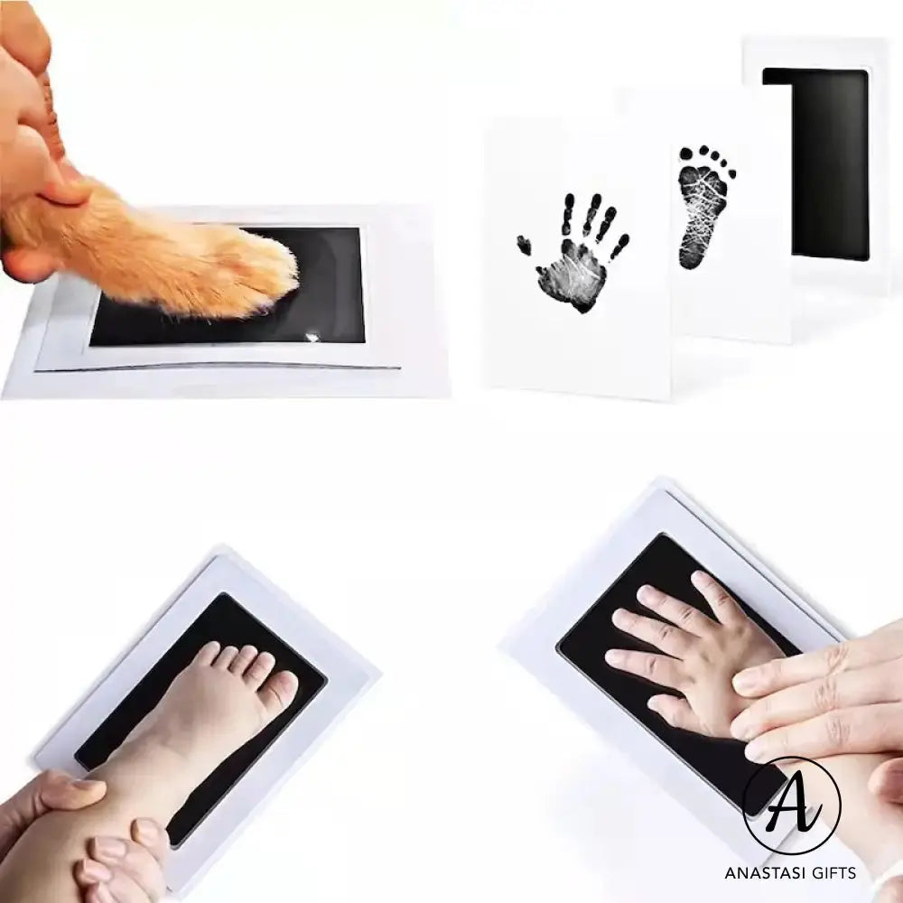 Baby Footprint & Handprint Stamp - No Contact - Non Toxic-Anastasi Gifts