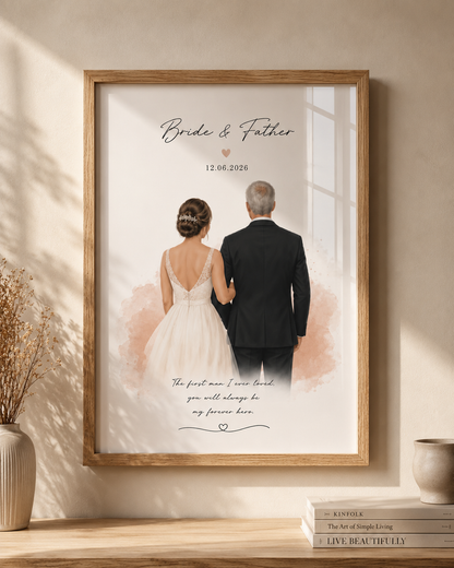 Personalised Wedding Keepsake Print