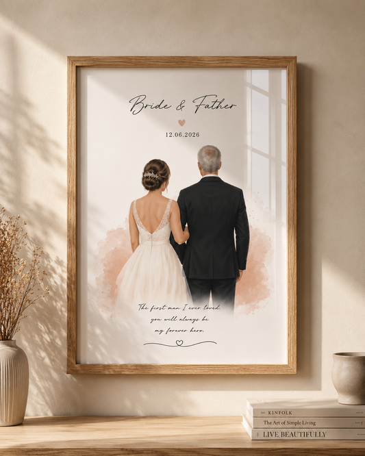 Personalised Wedding Keepsake Print