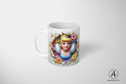 Cinderella - Ceramic Mug-Anastasi Gifts
