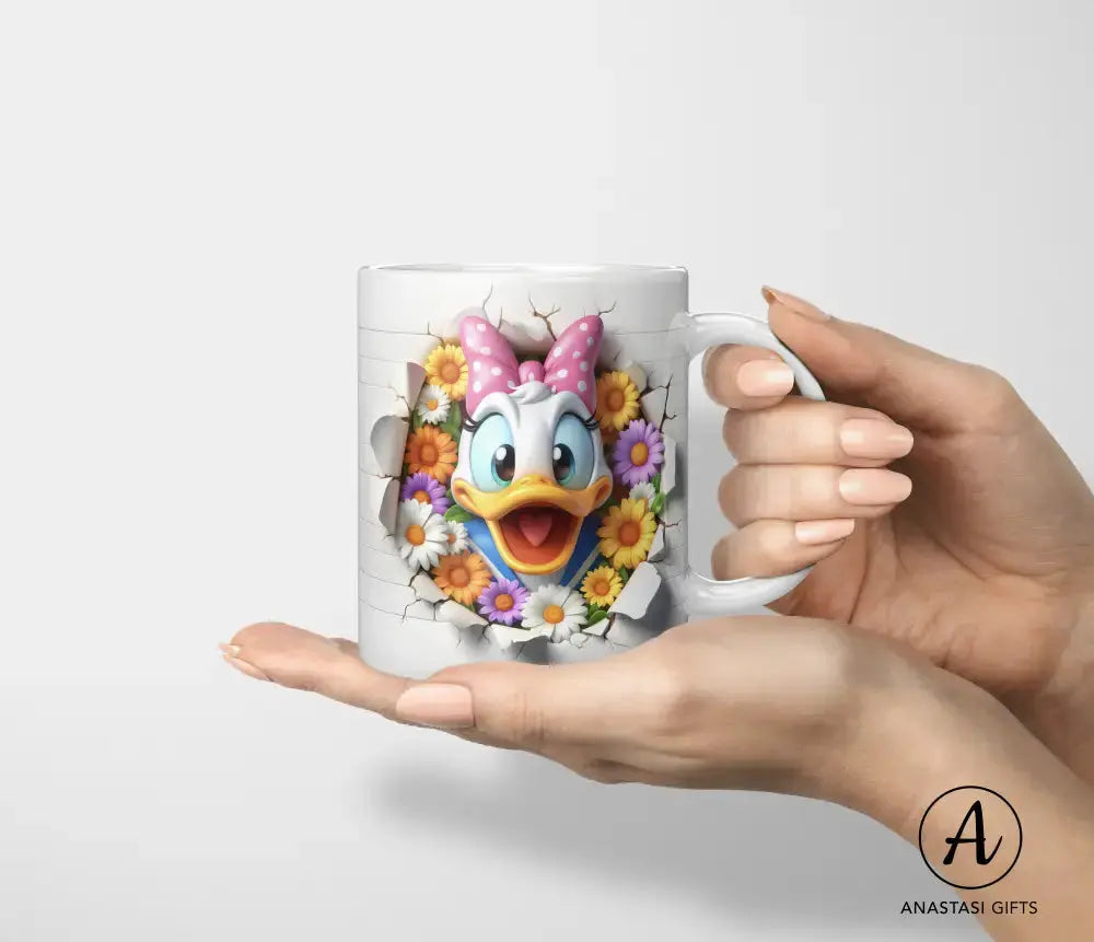 Daisy Duck Ceramic Mug-Anastasi Gifts