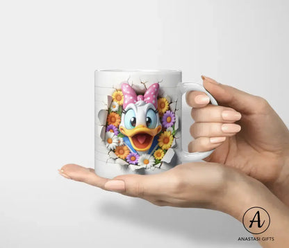 Daisy Duck Ceramic Mug-Anastasi Gifts