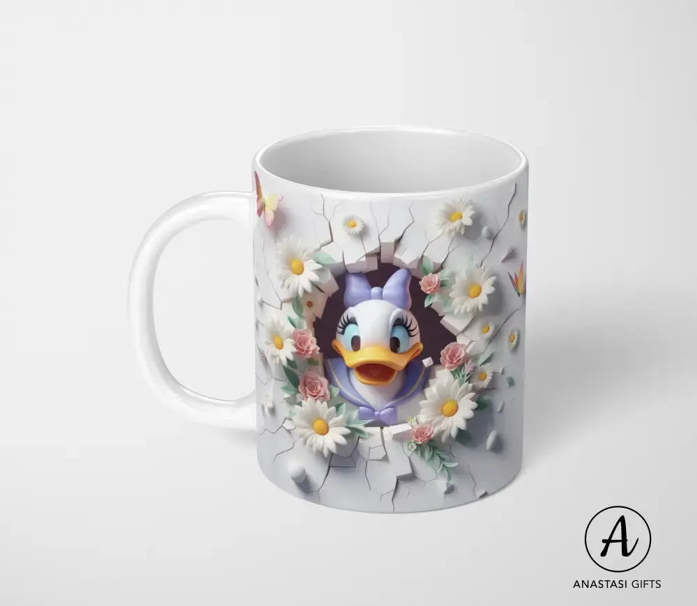 Daisy Duck Ceramic Mug-Anastasi Gifts