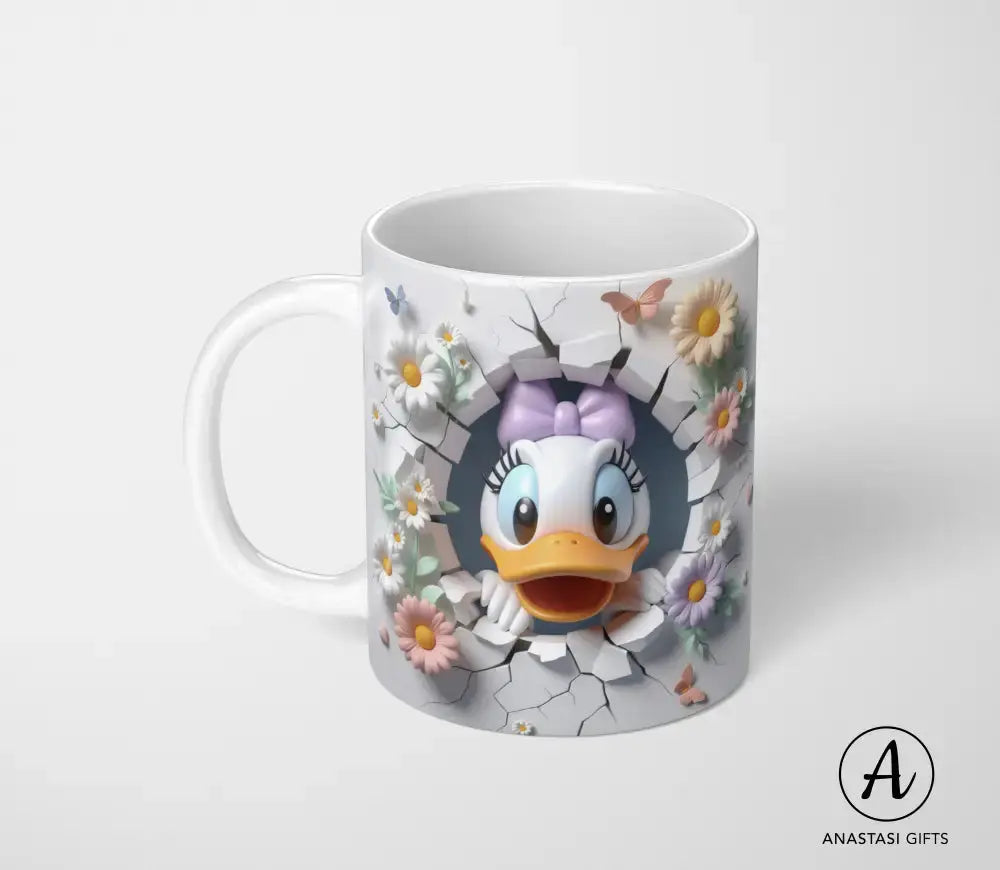 Daisy Duck Ceramic Mug-Anastasi Gifts